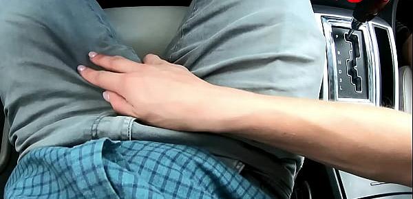  He Fucked me Hard during the Trip right in the Car! Fucking My Stepsister In The Car!
